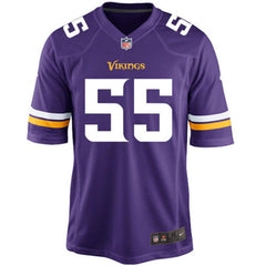 Anthony Barr Minnesota Vikings Youth Team Color Game Jersey - Purple 2019