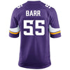 Image of Anthony Barr Minnesota Vikings Youth Team Color Game Jersey - Purple 2019
