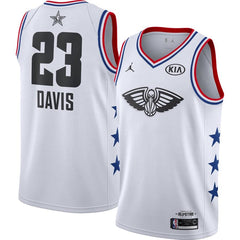 Anthony Davis New Orleans Pelicans Jordan Brand 2019 NBA All-Star Game Finished Swingman Jersey – White 2019