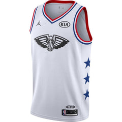 Anthony Davis New Orleans Pelicans Jordan Brand 2019 NBA All-Star Game Finished Swingman Jersey – White 2019