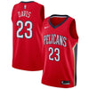 Image of Anthony Davis New Orleans Pelicans Swingman Jersey - Statement Edition – Red 2019