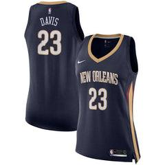 Anthony Davis New Orleans Pelicans Women's Swingman Jersey - Navy - Icon Edition 2019