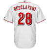 Image of Anthony DeSclafani Cincinnati Reds Majestic Official Cool Base Player Jersey - White 2019