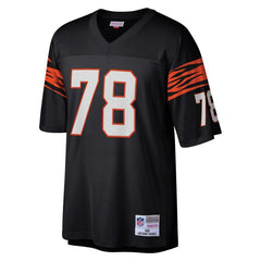 Anthony Munoz Cincinnati Bengals Mitchell & Ness 1989 Retired Player Replica Jersey - Black 2019