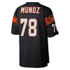 Image of Anthony Munoz Cincinnati Bengals Mitchell &amp; Ness 1989 Retired Player Replica Jersey - Black 2019