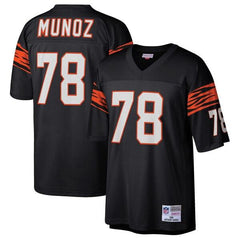 Anthony Munoz Cincinnati Bengals Mitchell &amp; Ness 1989 Retired Player Replica Jersey - Black 2019