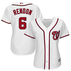 Anthony Rendon Washington Nationals Majestic Women's Cool Base Player Jersey - White 2019