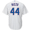 Image of Anthony Rizzo Chicago Cubs Majestic Cool Base Player Jersey - White 2019