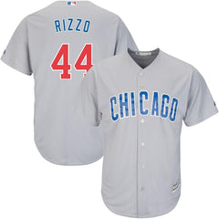 Anthony Rizzo Chicago Cubs Majestic Official Cool Base Player Jersey - Gray 2019