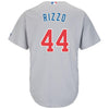 Image of Anthony Rizzo Chicago Cubs Majestic Official Cool Base Player Jersey - Gray 2019