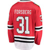 Image of Anton Forsberg Chicago Blackhawks Youth Breakaway Player Jersey – Red 2019