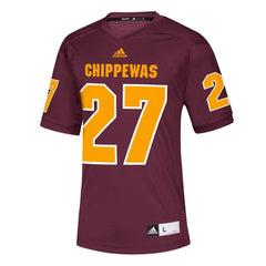 Antonio Brown Central Michigan Chippewas  NFLPA Alumni Chase Replica Jersey - Maroon 2019