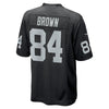 Image of Antonio Brown Oakland Raiders Game Jersey – Black 2019