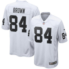 Antonio Brown Oakland Raiders Game Jersey – White 2019