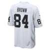 Image of Antonio Brown Oakland Raiders Game Jersey – White 2019