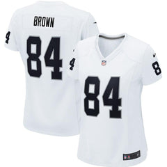 Antonio Brown Oakland Raiders Women's Game Jersey – White 2019