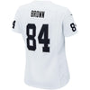 Image of Antonio Brown Oakland Raiders Women's Game Jersey – White 2019