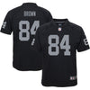 Image of Antonio Brown Oakland Raiders Youth Game Jersey – Black 2019