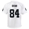 Image of Antonio Brown Oakland Raiders Youth Game Jersey – White 2019