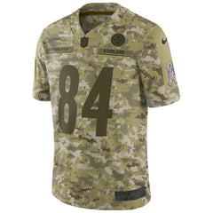 Antonio Brown Pittsburgh Steelers Salute to Service Limited Jersey – Camo 2019