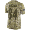 Image of Antonio Brown Pittsburgh Steelers Salute to Service Limited Jersey – Camo 2019