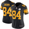 Image of Antonio Brown Pittsburgh Steelers Women's Color Rush Limited Jersey - Black 2019
