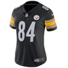 Image of Antonio Brown Pittsburgh Steelers Women's Vapor Untouchable Limited Player Jersey - Black 2019