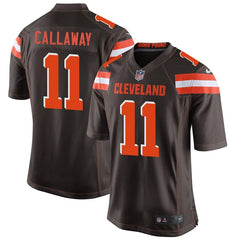 Antonio Callaway Cleveland Browns Player Game Jersey – Brown 2019