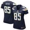 Image of Antonio Gates Los Angeles Chargers Youth Girls Game Jersey - Navy 2019