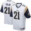 Image of Aqib Talib Los Angeles Rams Game Jersey – White 2019