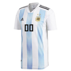 Argentina National Team Home Custom Jersey - White 2019