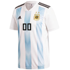 Argentina National Team Home Replica Custom Jersey - White 2019