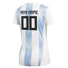 Image of Argentina National Team Women's World Cup Home Replica Custom Jersey – White 2019