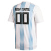 Image of Argentina National Team Youth Home Replica Custom Jersey - White 2019