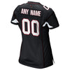 Image of Arizona Cardinals Women's Custom Game Jersey - Black 2019