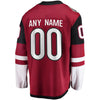 Image of Arizona Coyotes Home Breakaway Custom Jersey - Red 2019