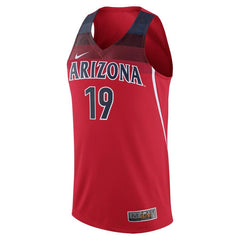 Arizona Wildcats College Replica Basketball Jersey – Red 2019