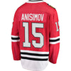 Image of Artem Anisimov Chicago Blackhawks Home Breakaway Player Jersey – Red 2019