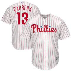 Asdrubal Cabrera Philadelphia Phillies Majestic Home Official Cool Base Player Jersey - White 2019