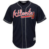 Image of Atlanta Braves Majestic 2019 Alternate Official Cool Base Team Jersey - Navy 2019