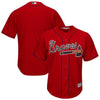 Image of Atlanta Braves Majestic 2019 Alternate Official Cool Base Team Jersey - Scarlet 2019