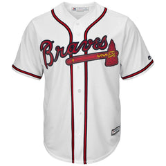 Atlanta Braves Majestic Home 2019 Cool Base Custom Jersey – White 2019