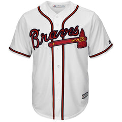 Atlanta Braves Majestic Official Cool Base Jersey - White 2019