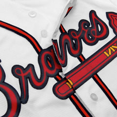 Atlanta Braves Majestic Official Cool Base Jersey - White 2019