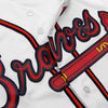 Image of Atlanta Braves Majestic Official Cool Base Jersey - White 2019