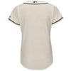 Image of Atlanta Braves Majestic Women's 2019 Alternate Cool Base Team Jersey – Cream 2019