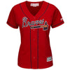 Image of Atlanta Braves Majestic Women's 2019 Alternate Cool Base Team Jersey - Scarlet 2019