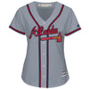 Image of Atlanta Braves Majestic Women's 2019 Road Cool Base Team Jersey – Gray 2019