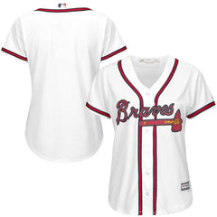 Atlanta Braves Majestic Women's Cool Base Jersey - White 2019