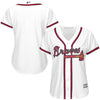 Image of Atlanta Braves Majestic Women's Cool Base Jersey - White 2019